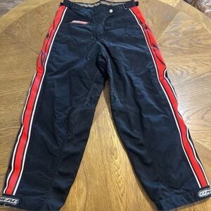 Men's Black/Red Motocross Dirt Bike Riding Pants O'Neal Element Adult Size 28
